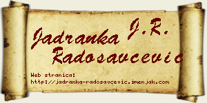 Jadranka Radosavčević vizit kartica